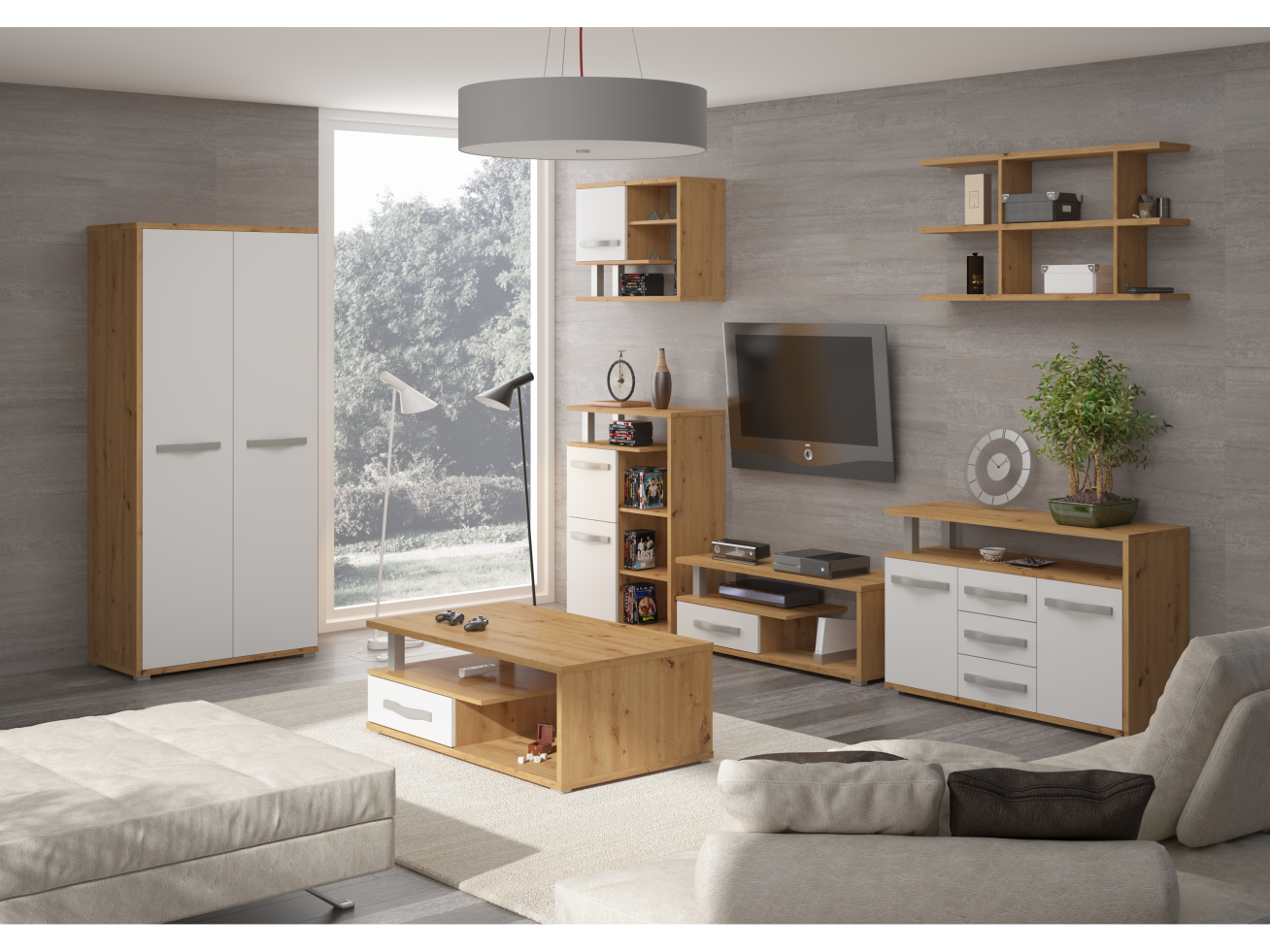 Svetainės baldų komplektas ANGEL 5 8