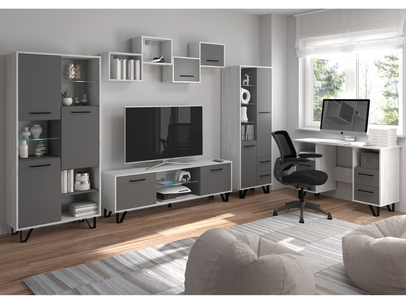 Biuro baldų komplektas BOSS 2 10 Biuro baldų komplektas BOSS 2 10