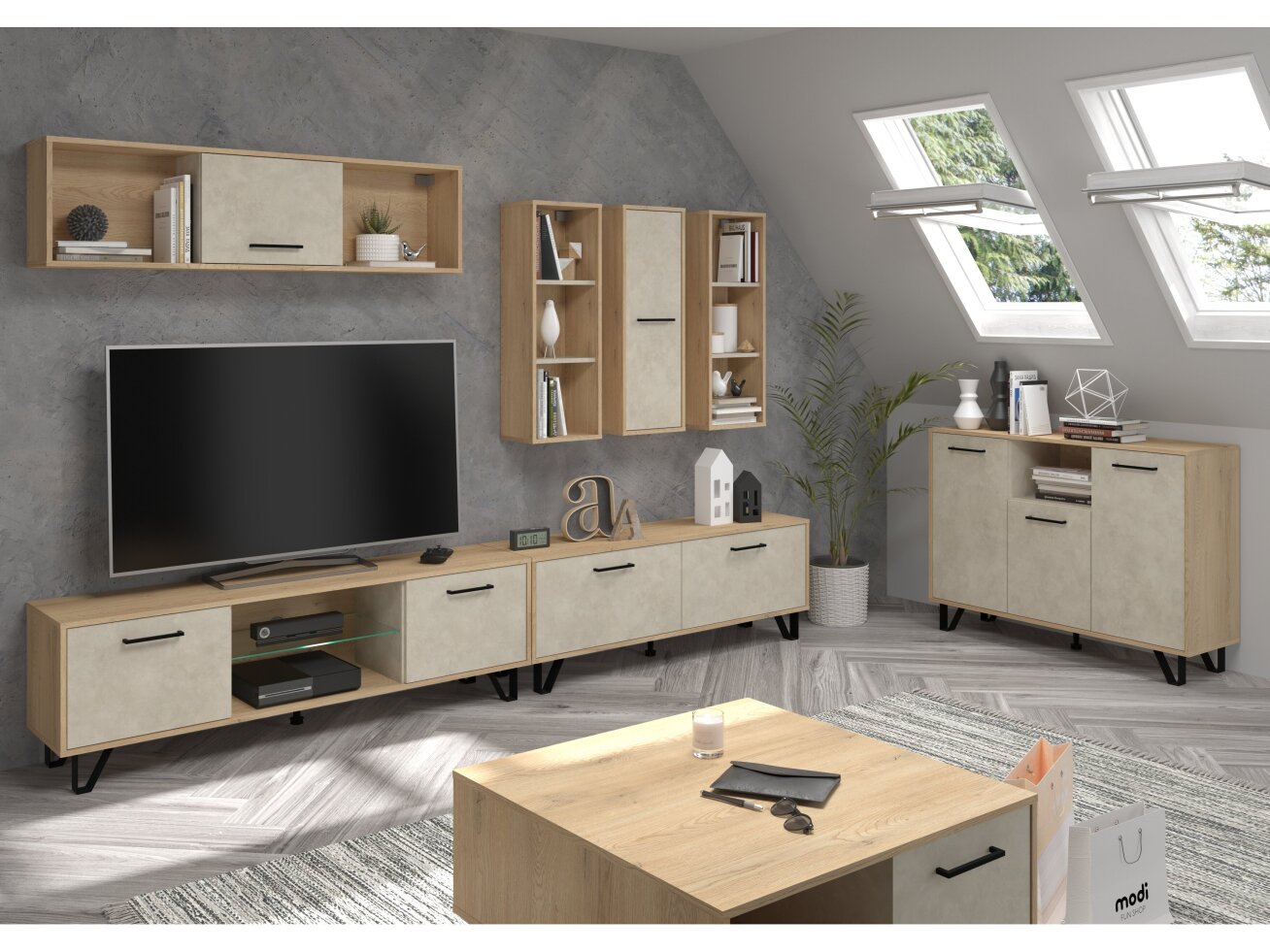 Svetainės baldų komplektas BOSS 3 8