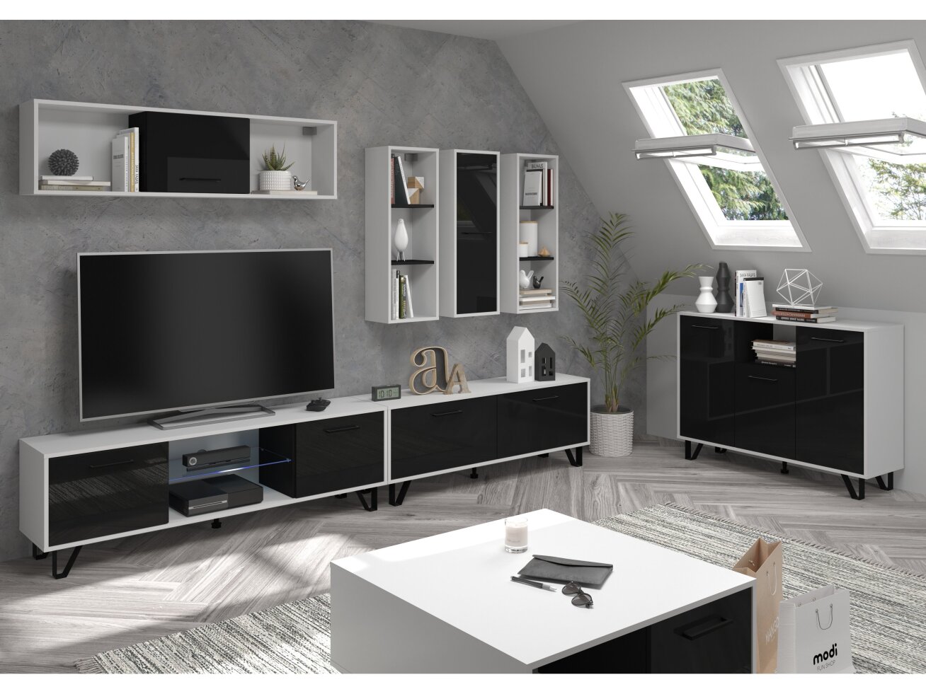 Svetainės baldų komplektas BOSS 3 7