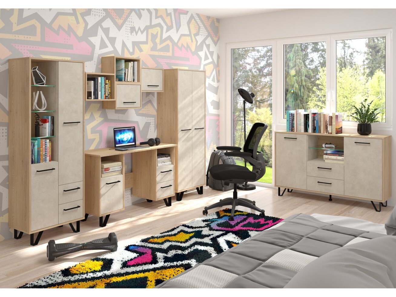 Svetainės baldų komplektas BOSS 5 8