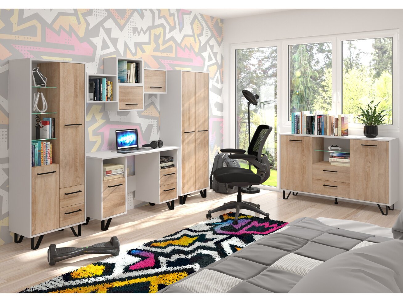 Svetainės baldų komplektas BOSS 5 11 Svetainės baldų komplektas BOSS 5 11