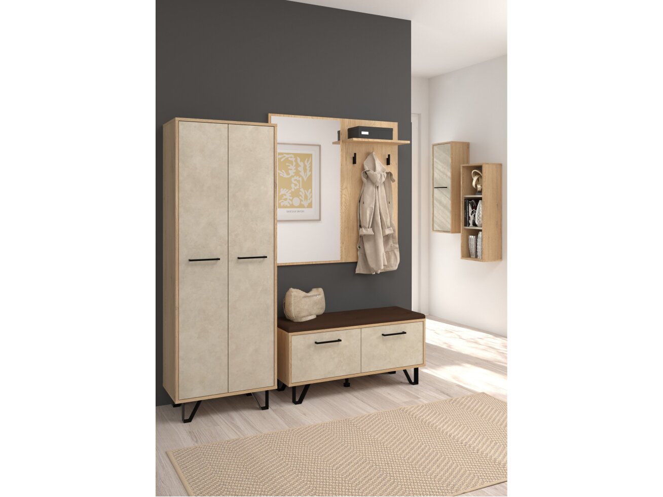 Prieškambario komplektas BOSS 6 3 Prieškambario komplektas BOSS 6 3