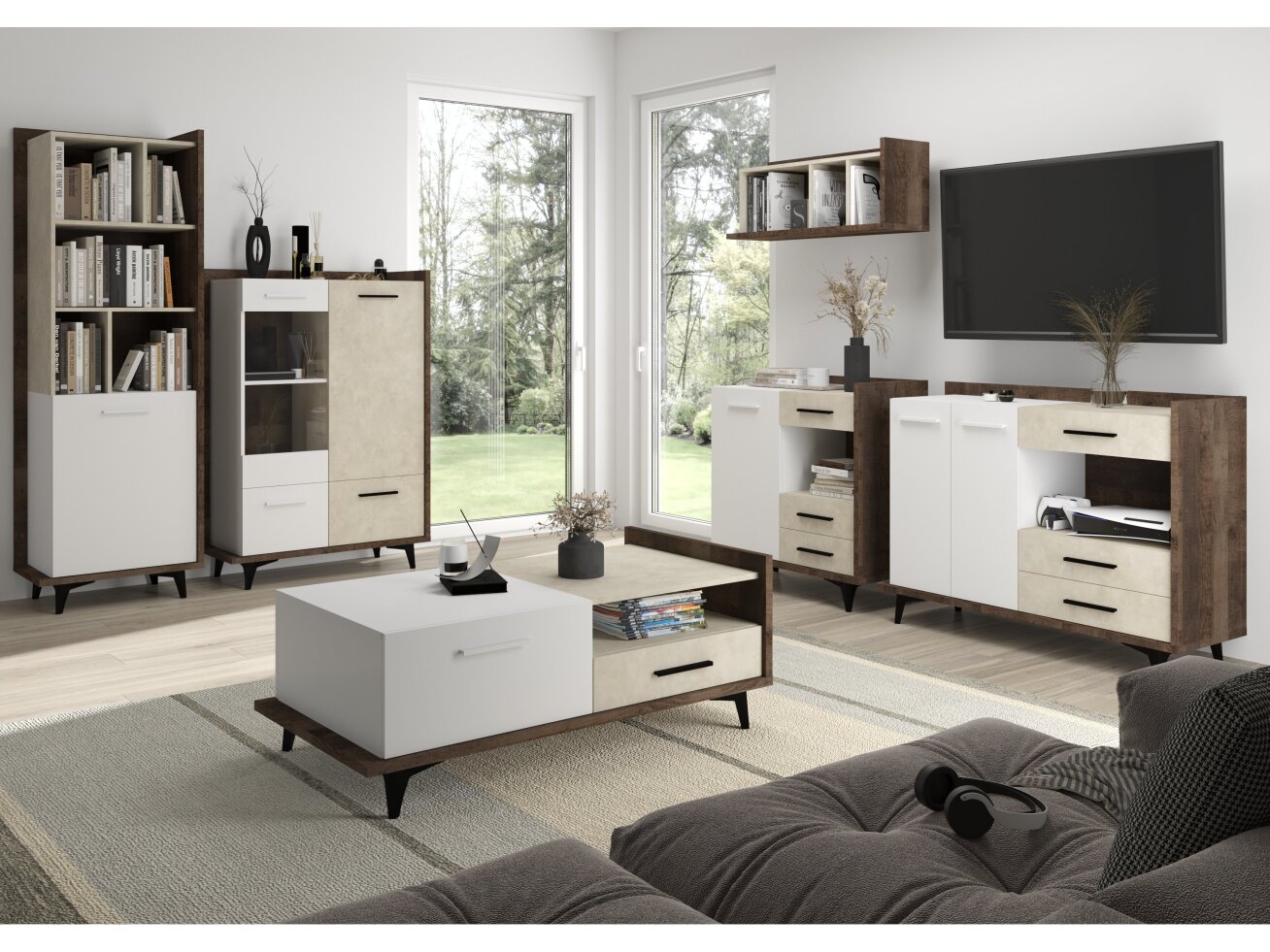 Svetainės baldų komplektas BOX 4 9 Svetainės baldų komplektas BOX 4 9