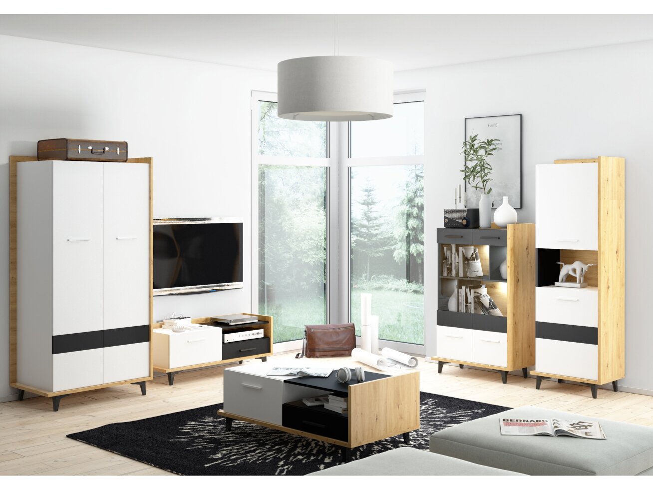 Svetainės baldų komplektas BOX 5 5 Svetainės baldų komplektas BOX 5 5