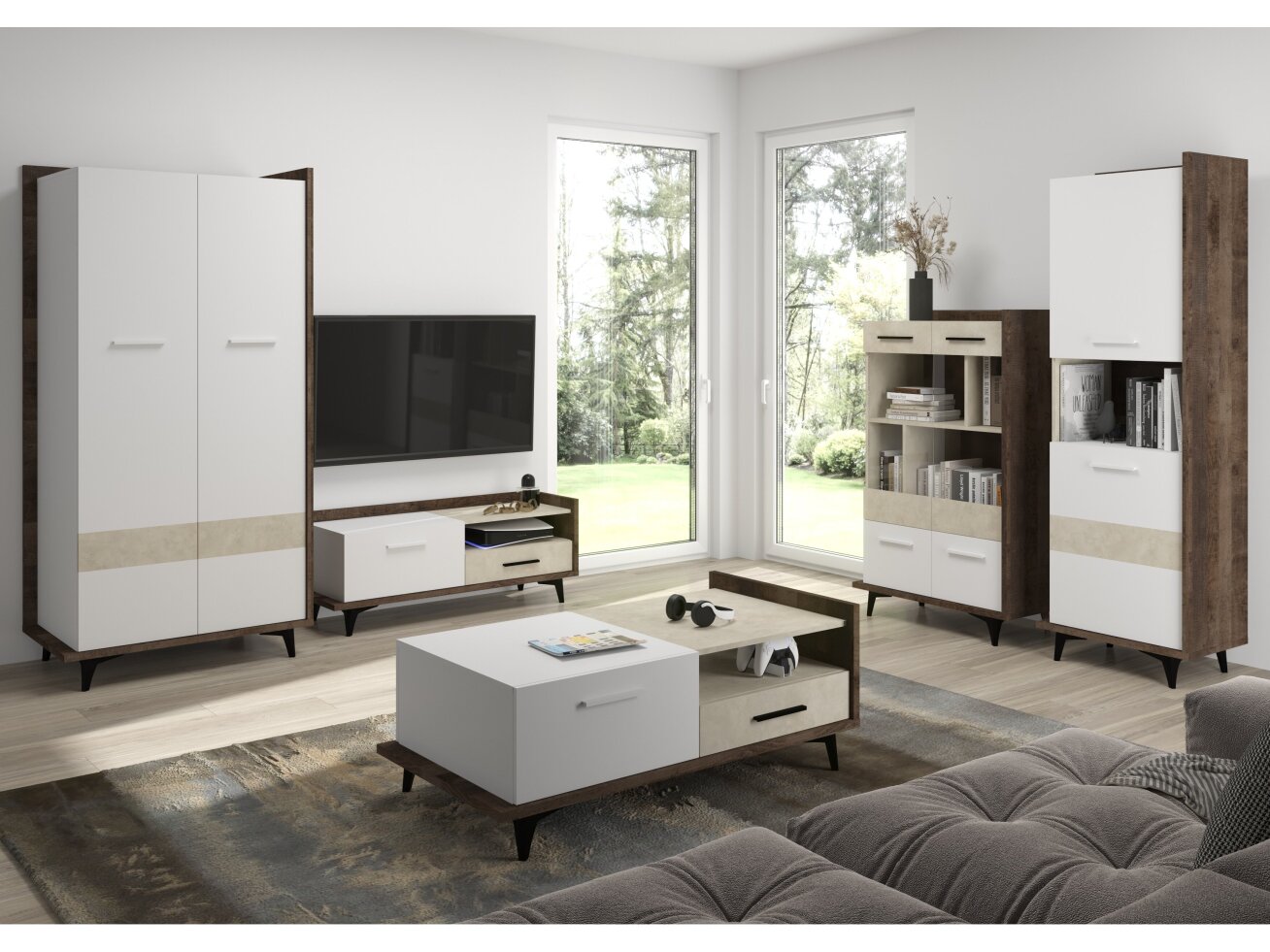 Svetainės baldų komplektas BOX 5 8