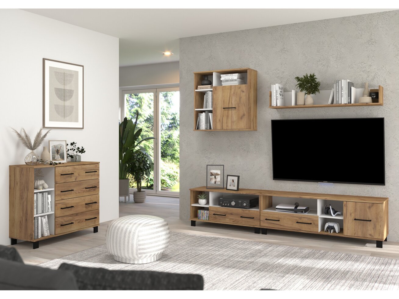 Svetainės baldų komplektas COOL 1 8