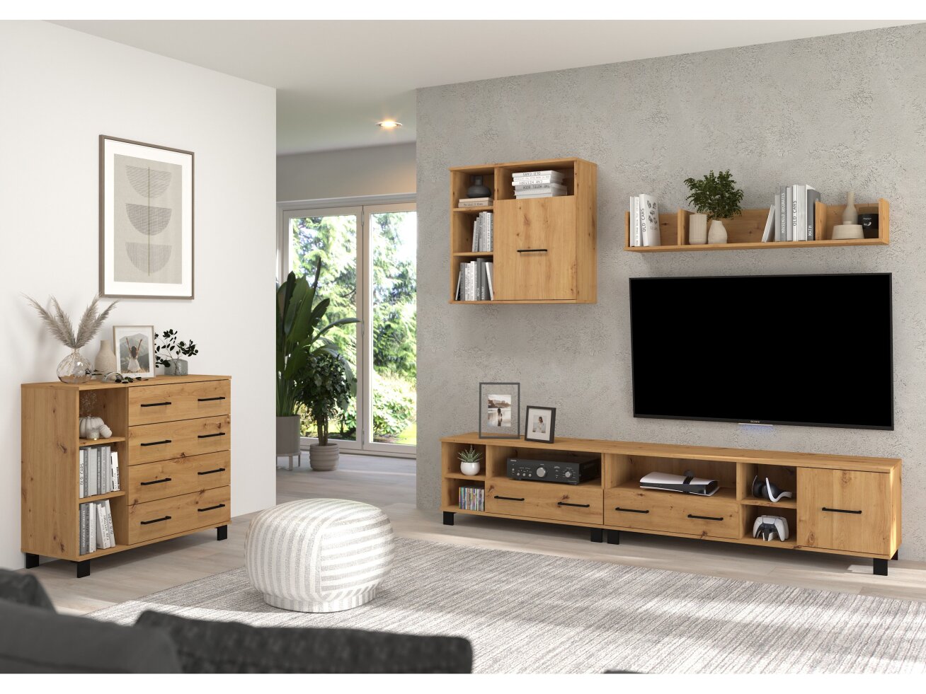 Svetainės baldų komplektas COOL 1 5