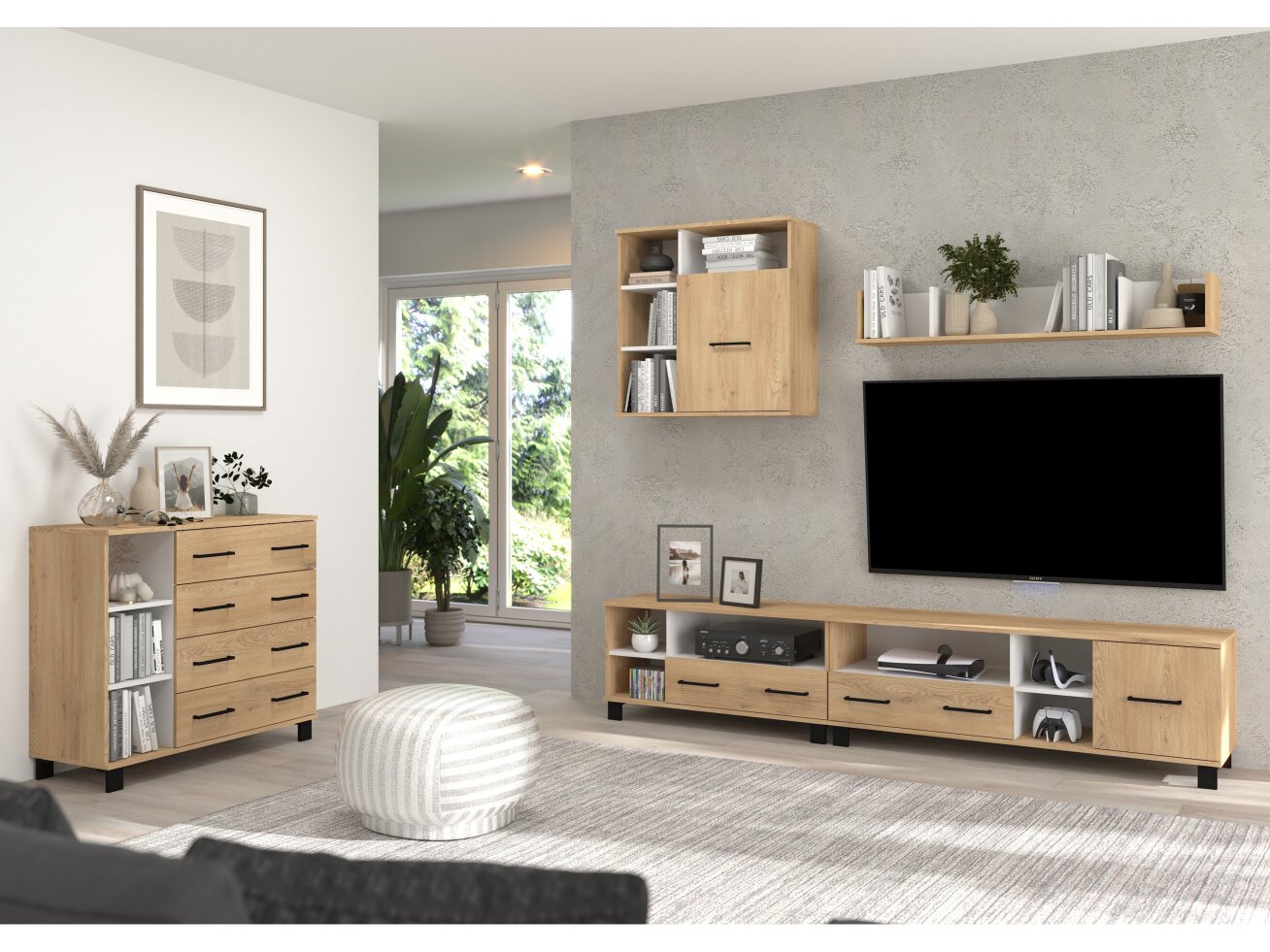 Svetainės baldų komplektas COOL 1 10