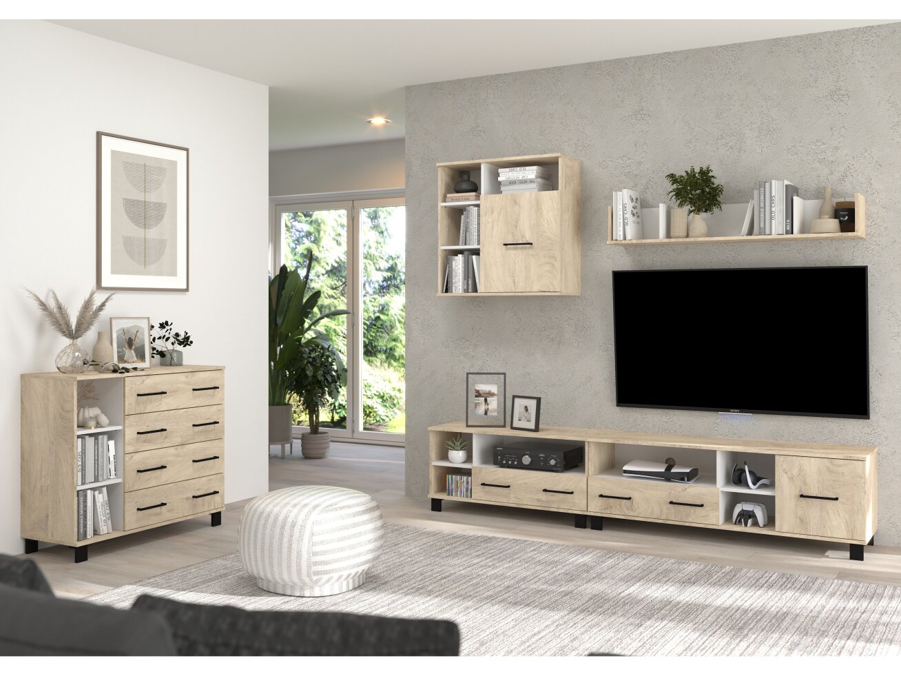 Svetainės baldų komplektas COOL 1 7