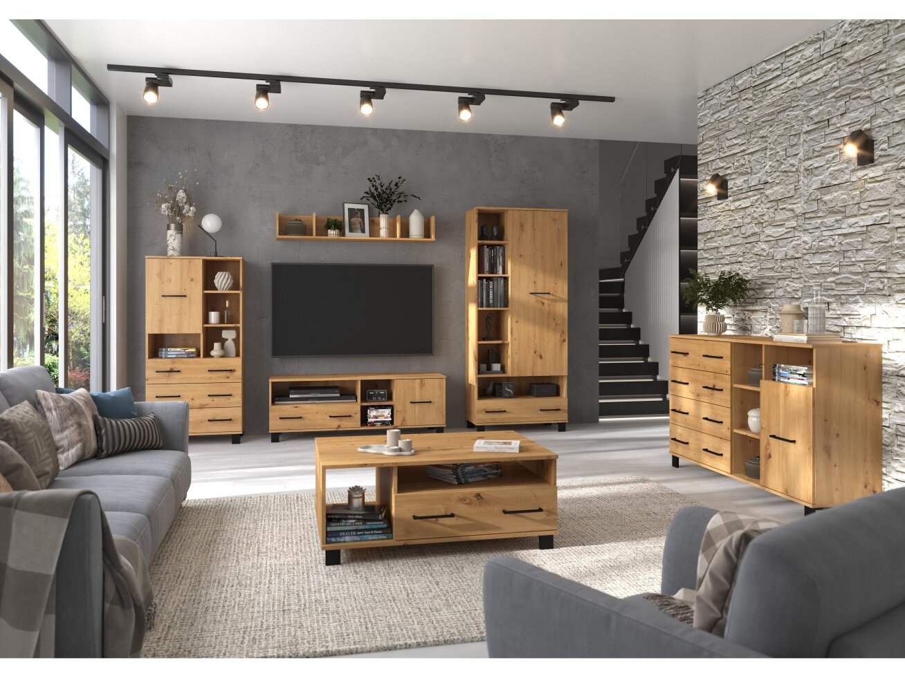 Svetainės baldų komplektas COOL 2 5