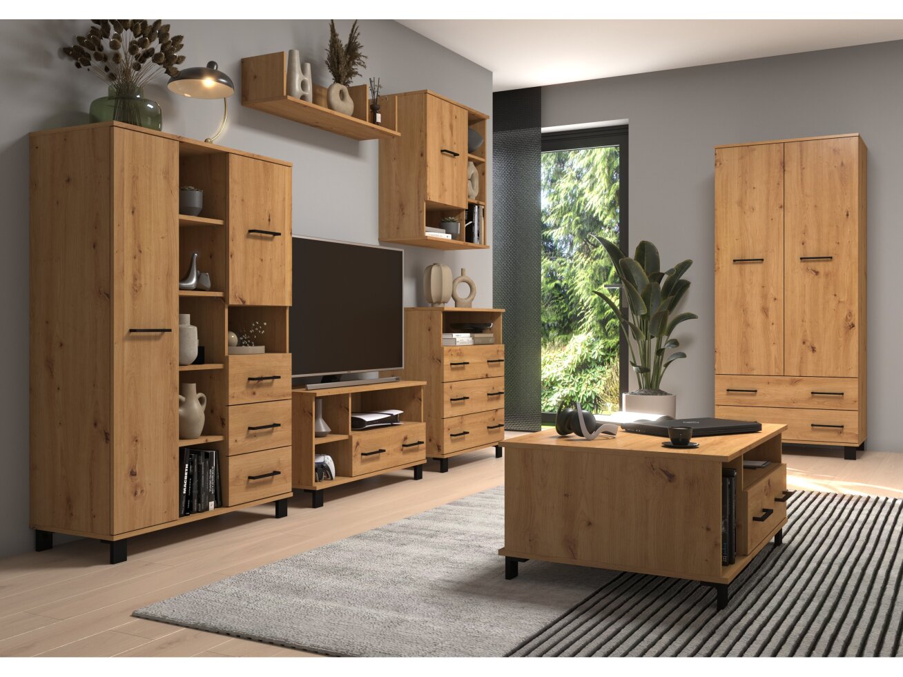 Svetainės baldų komplektas COOL 3 6