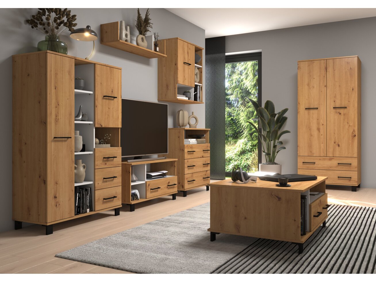 Svetainės baldų komplektas COOL 3 7