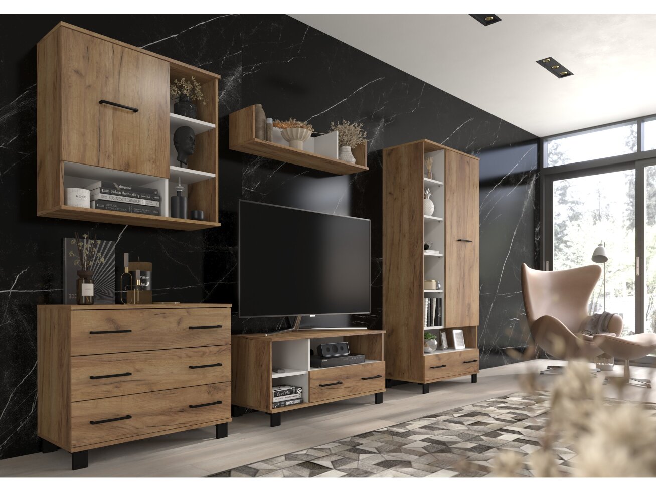 Svetainės baldų komplektas COOL 4 9