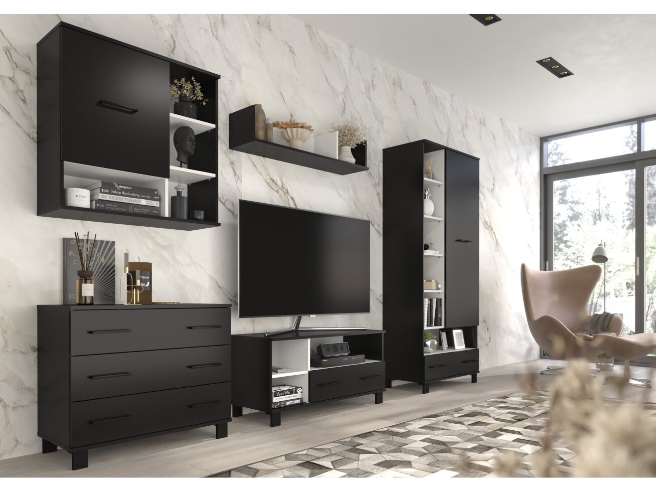 Svetainės baldų komplektas COOL 4 10