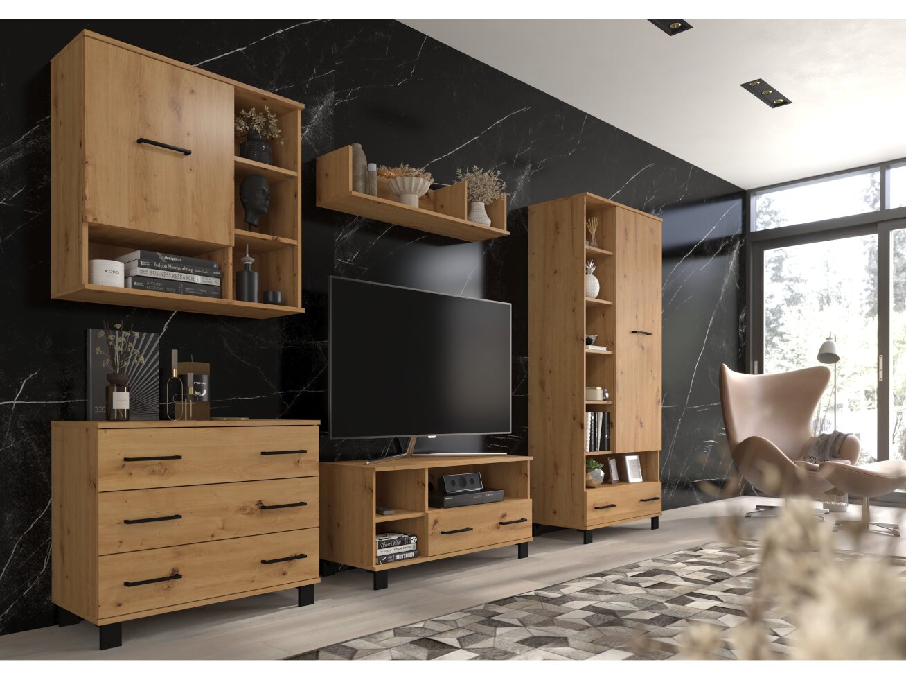 Svetainės baldų komplektas COOL 4 6