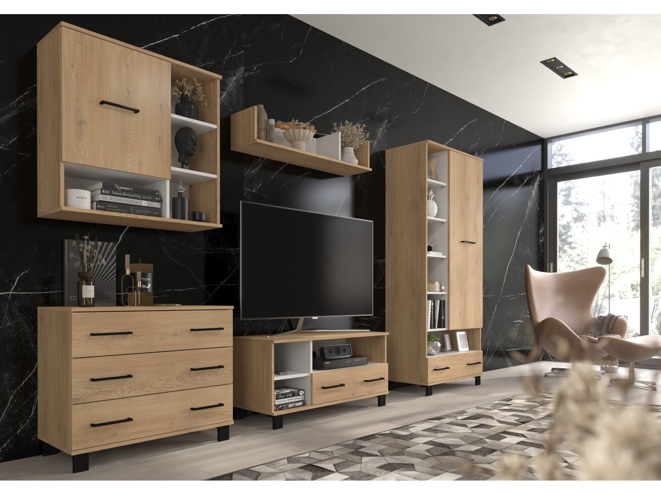 Svetainės baldų komplektas COOL 4 11