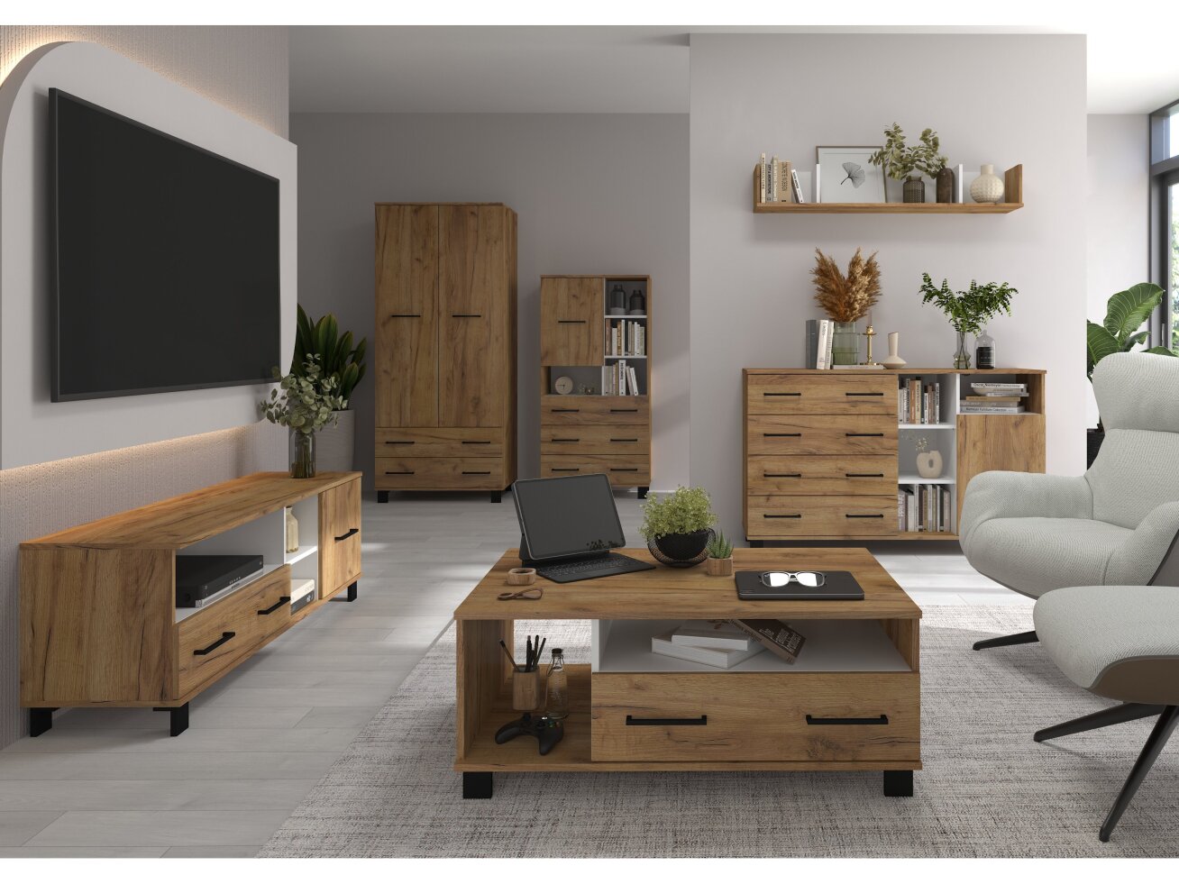 Svetainės baldų komplektas COOL 5 9