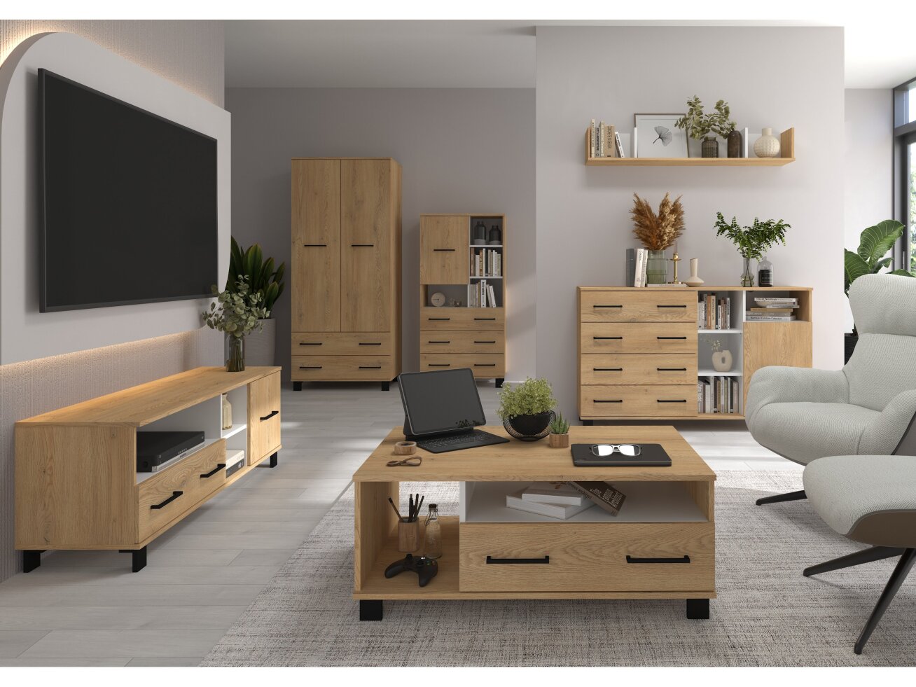 Svetainės baldų komplektas COOL 5 11