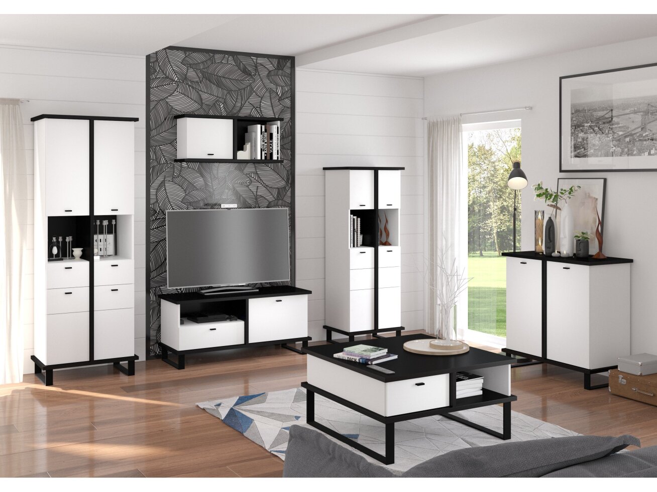 Svetainės baldų komplektas CROSS 2 10