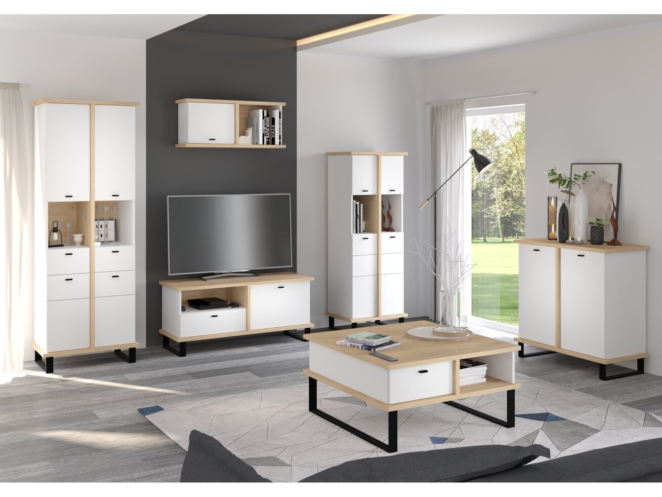 Svetainės baldų komplektas CROSS 2 11