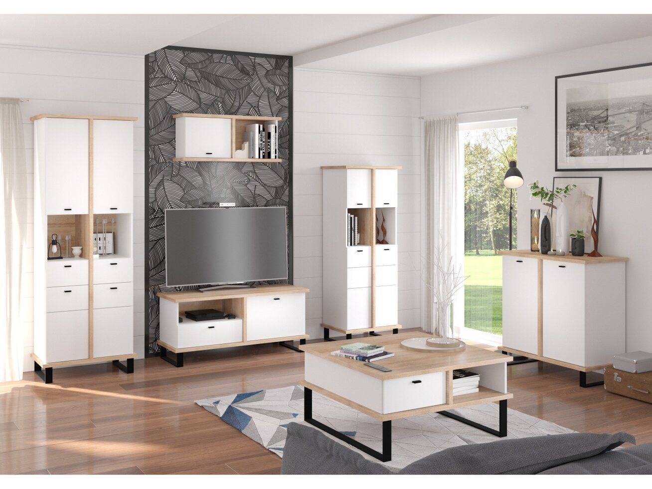 Svetainės baldų komplektas CROSS 2 8