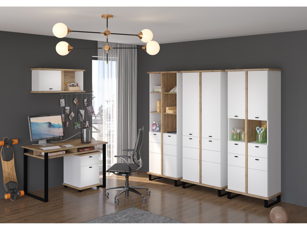 Biuro baldų komplektas CROSS 5 10