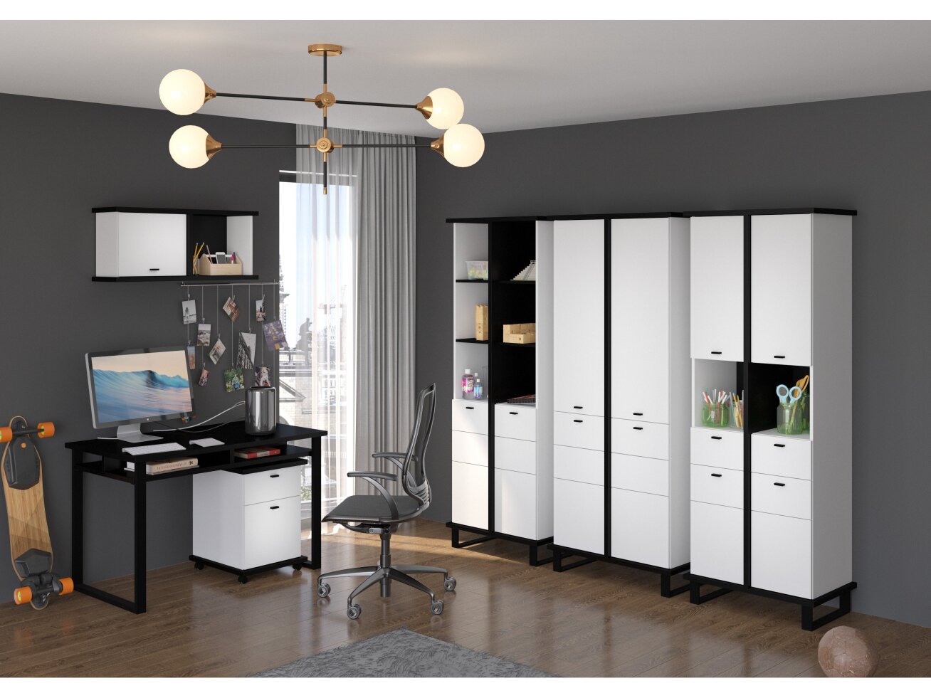 Biuro baldų komplektas CROSS 5 11