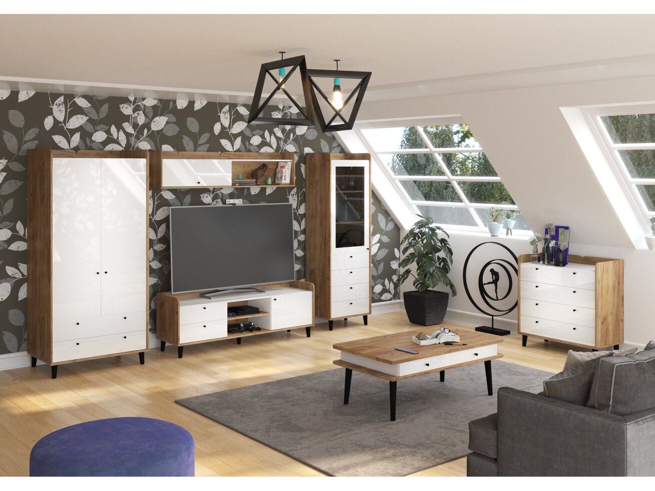 Svetainės baldų komplektas DOLCE 2 9