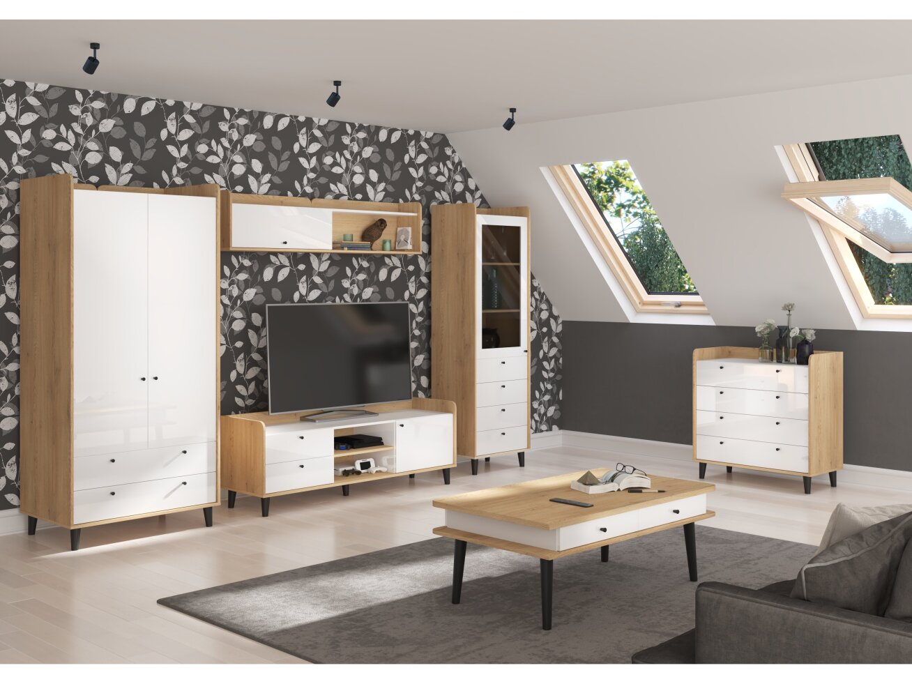 Svetainės baldų komplektas DOLCE 2 10