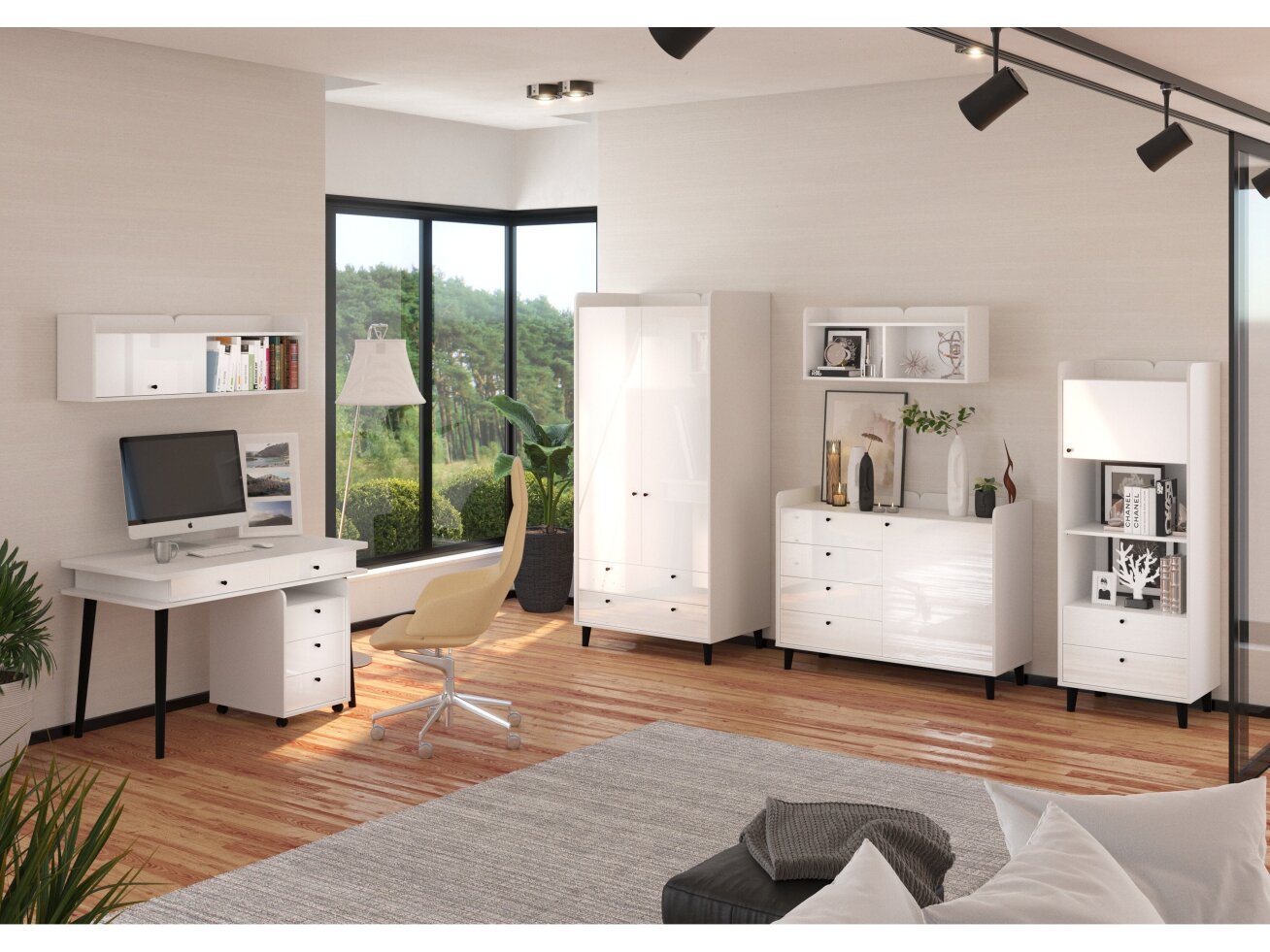 Biuro baldų komplektas DOLCE 5 8 Biuro baldų komplektas DOLCE 5 8