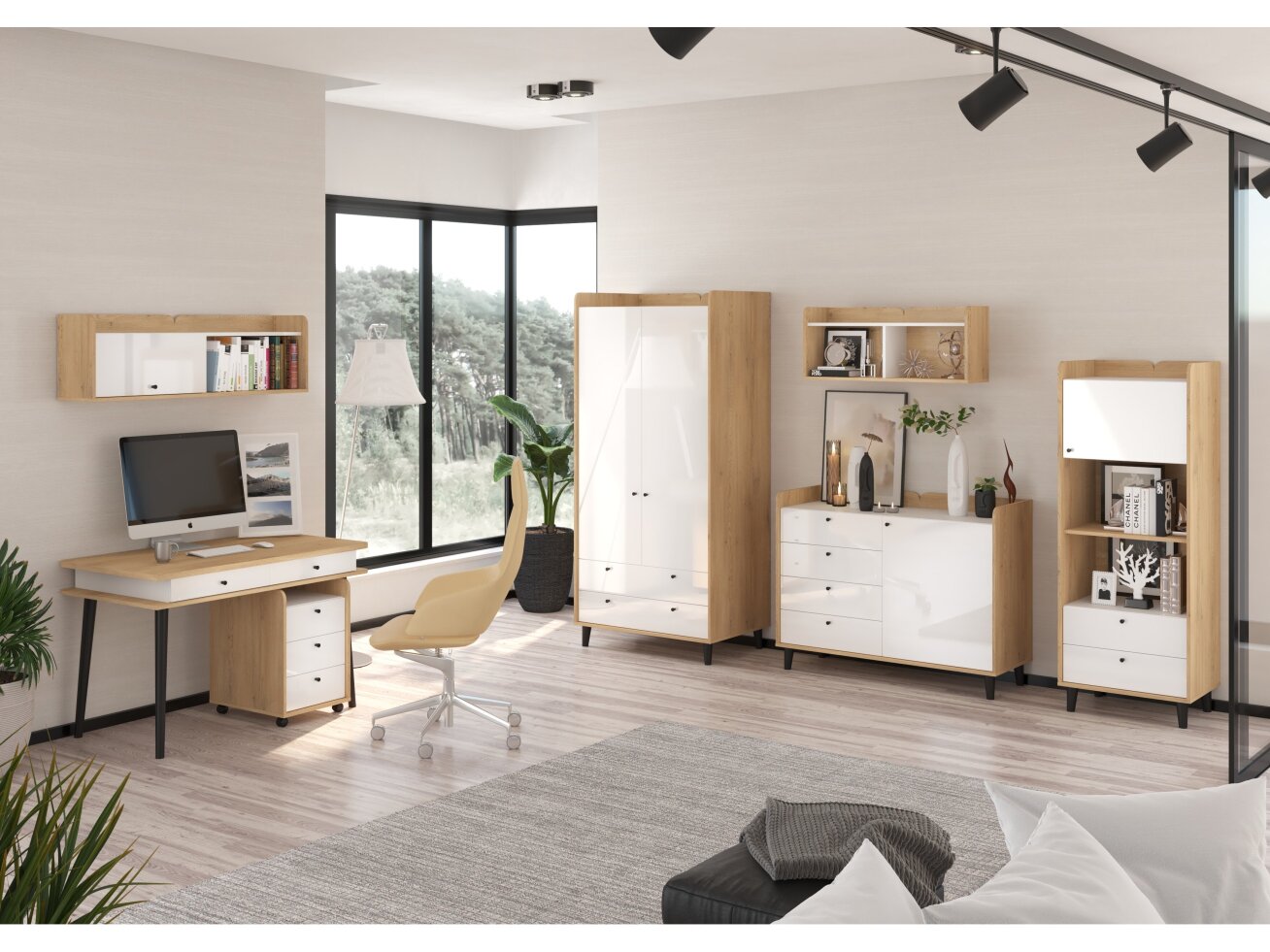 Biuro baldų komplektas DOLCE 5 12 Biuro baldų komplektas DOLCE 5 12