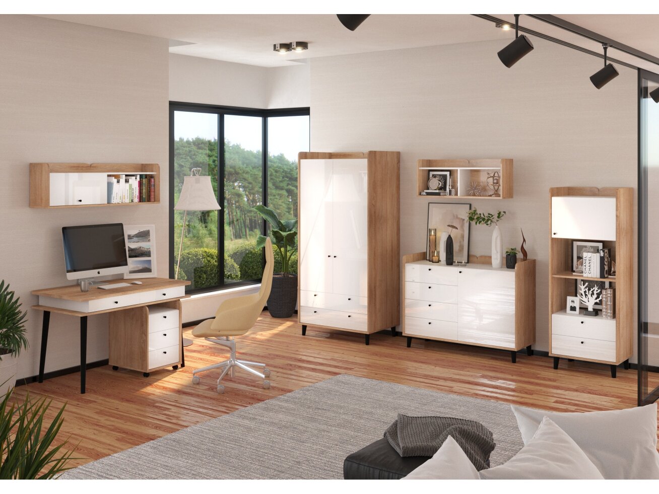 Biuro baldų komplektas DOLCE 5 9 Biuro baldų komplektas DOLCE 5 9