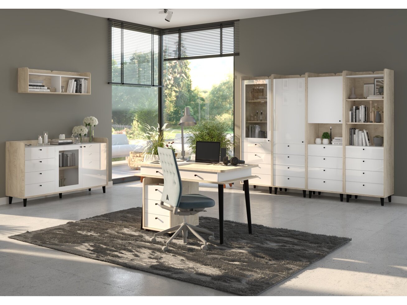Biuro baldų komplektas DOLCE 6 14