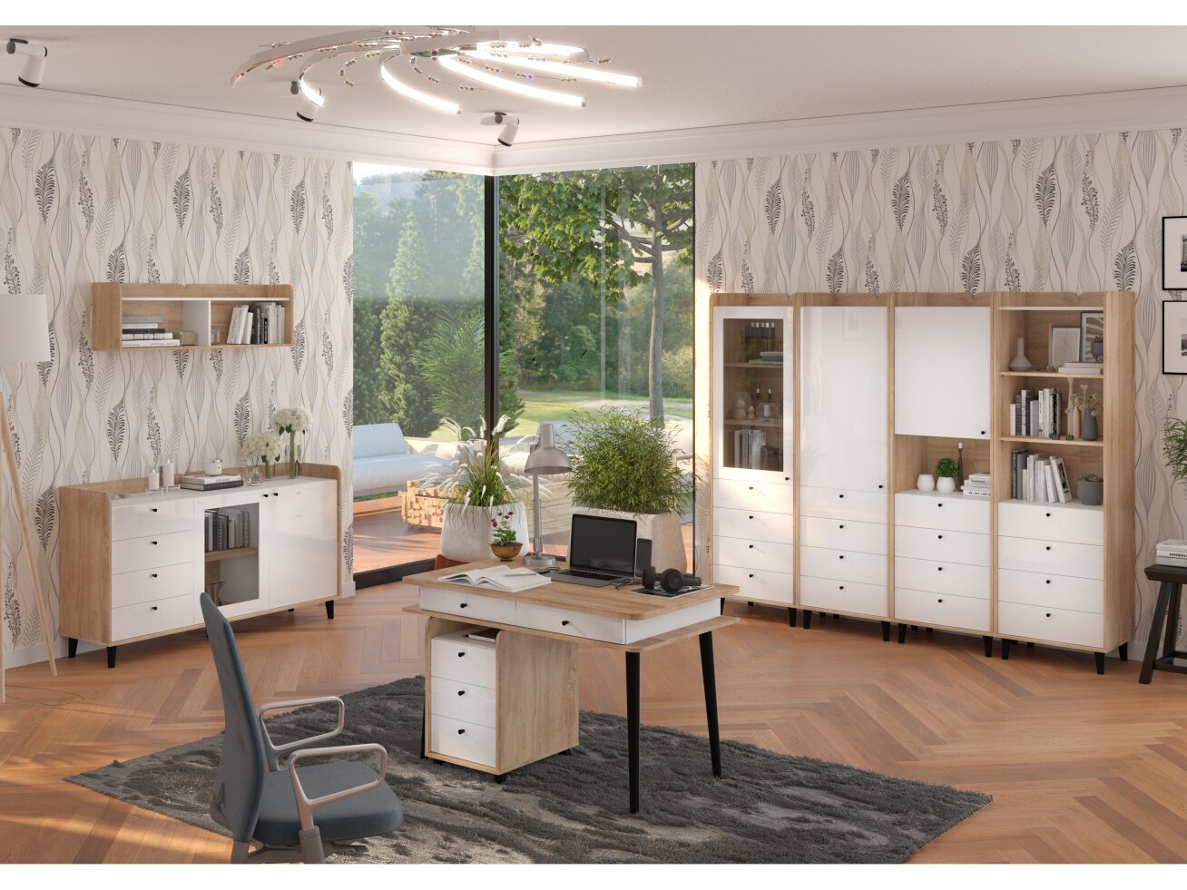 Biuro baldų komplektas DOLCE 6 10