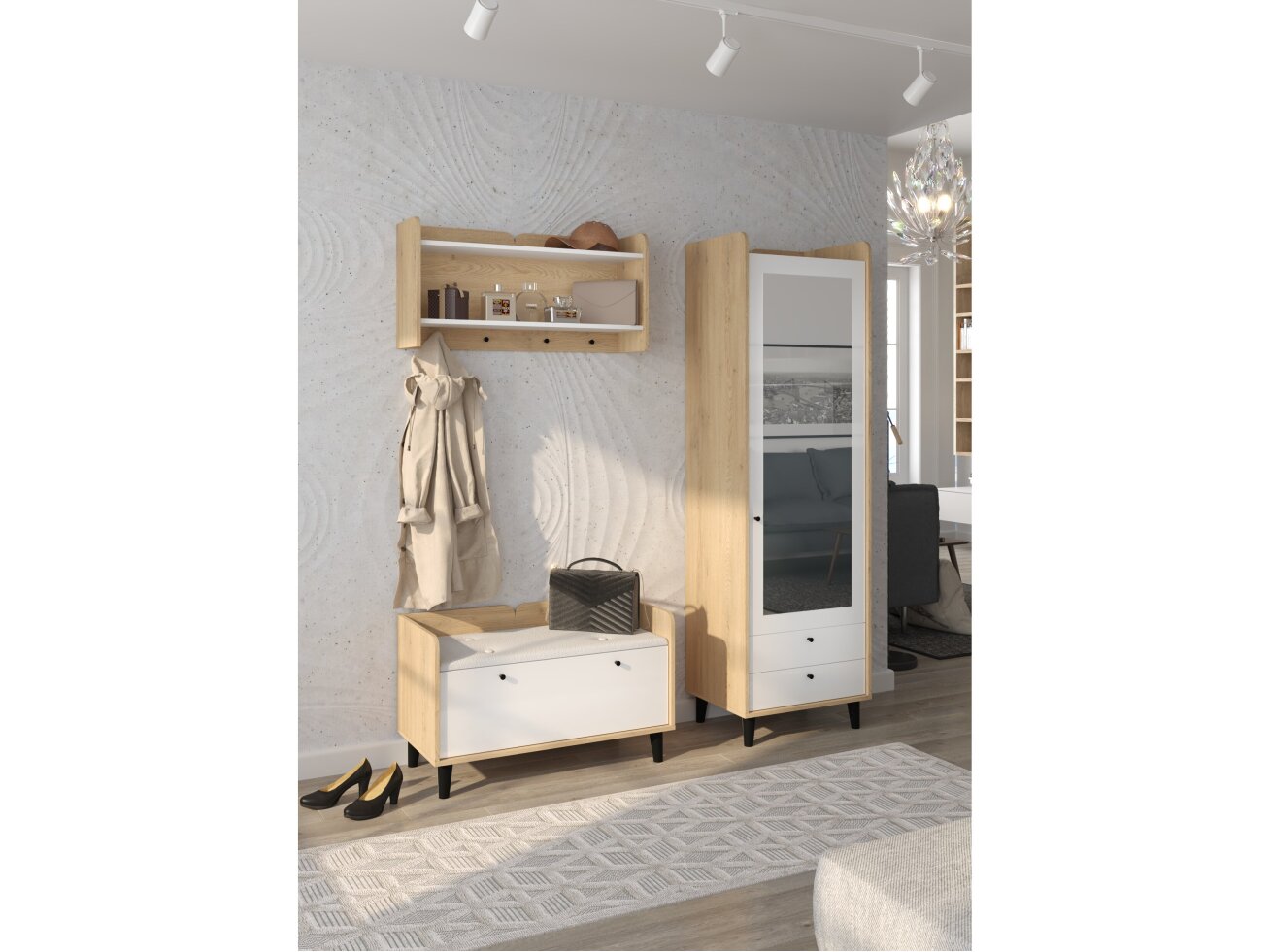 Prieškambario komplektas DOLCE 8 12 Prieškambario komplektas DOLCE 8 12