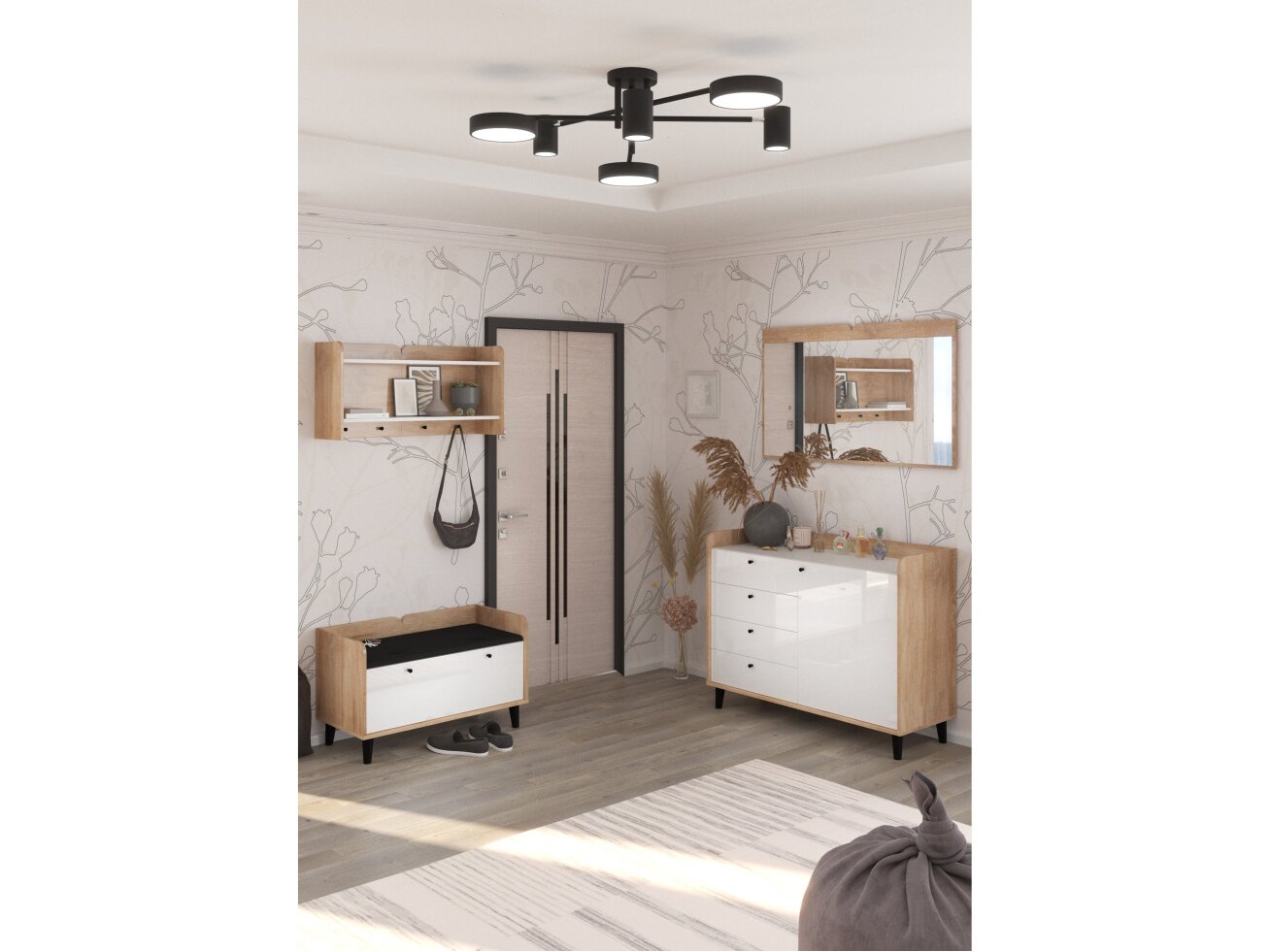 Prieškambario komplektas DOLCE 9 6 Prieškambario komplektas DOLCE 9 6