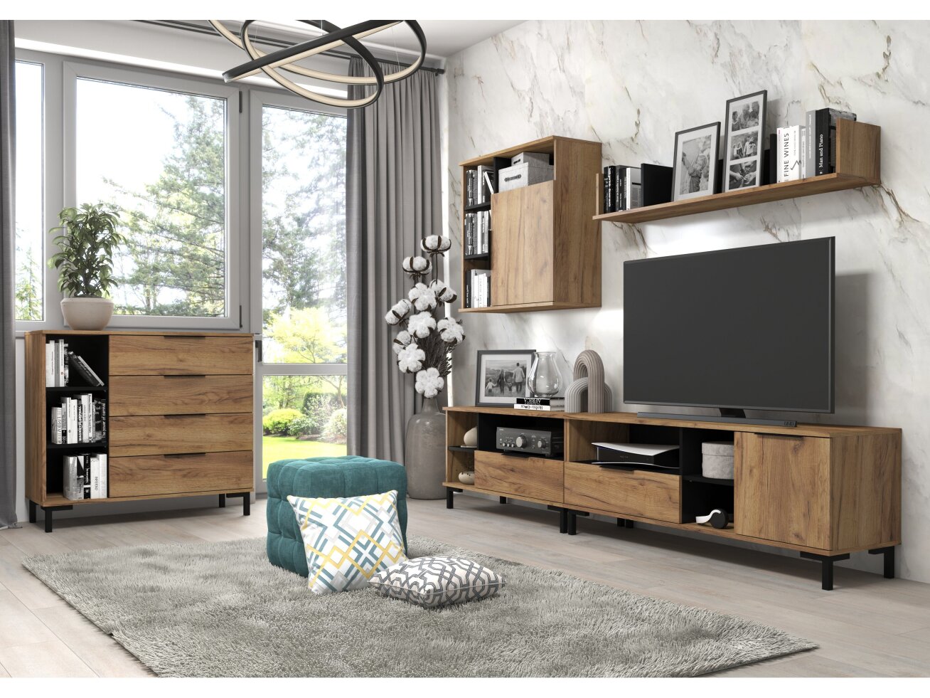 Svetainės baldų komplektas FRESH 1 7