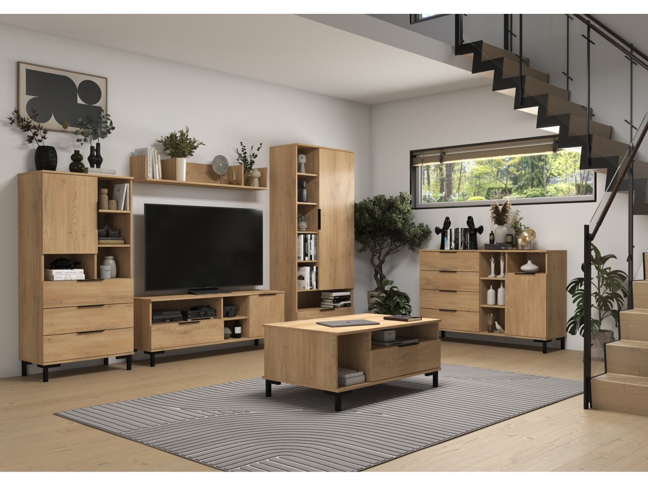 Svetainės baldų komplektas FRESH 2 5