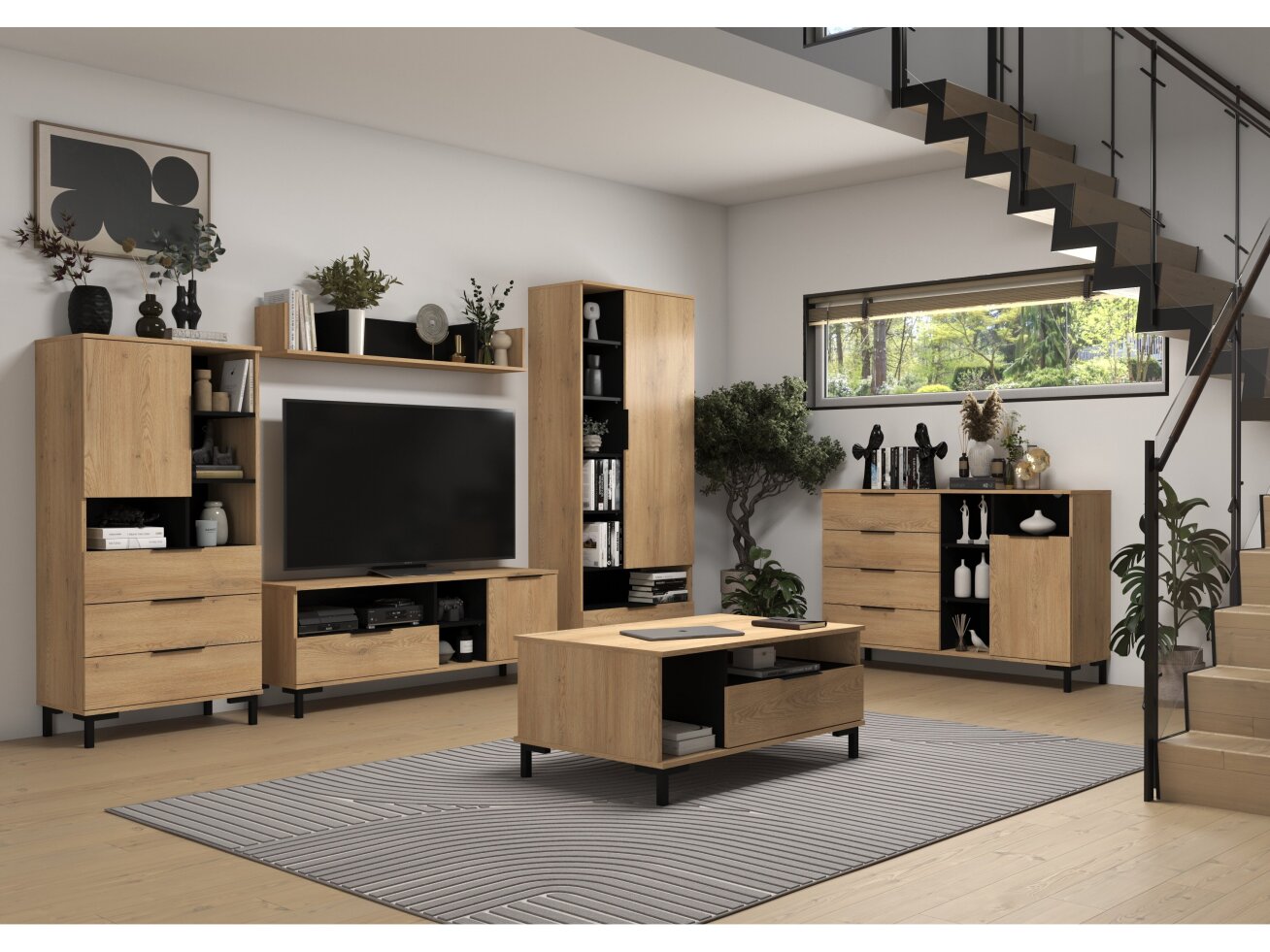 Svetainės baldų komplektas FRESH 2 9