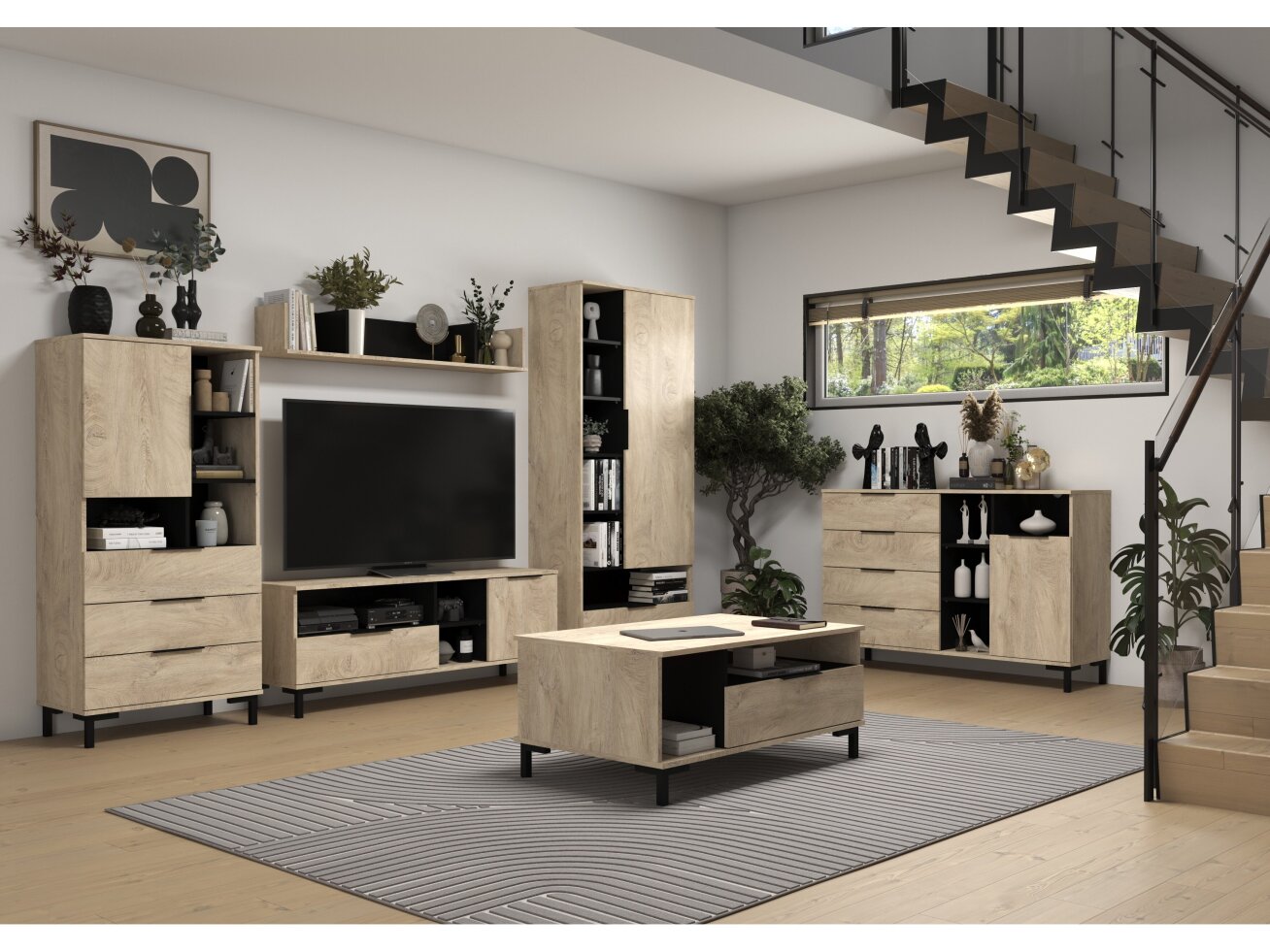 Svetainės baldų komplektas FRESH 2 10