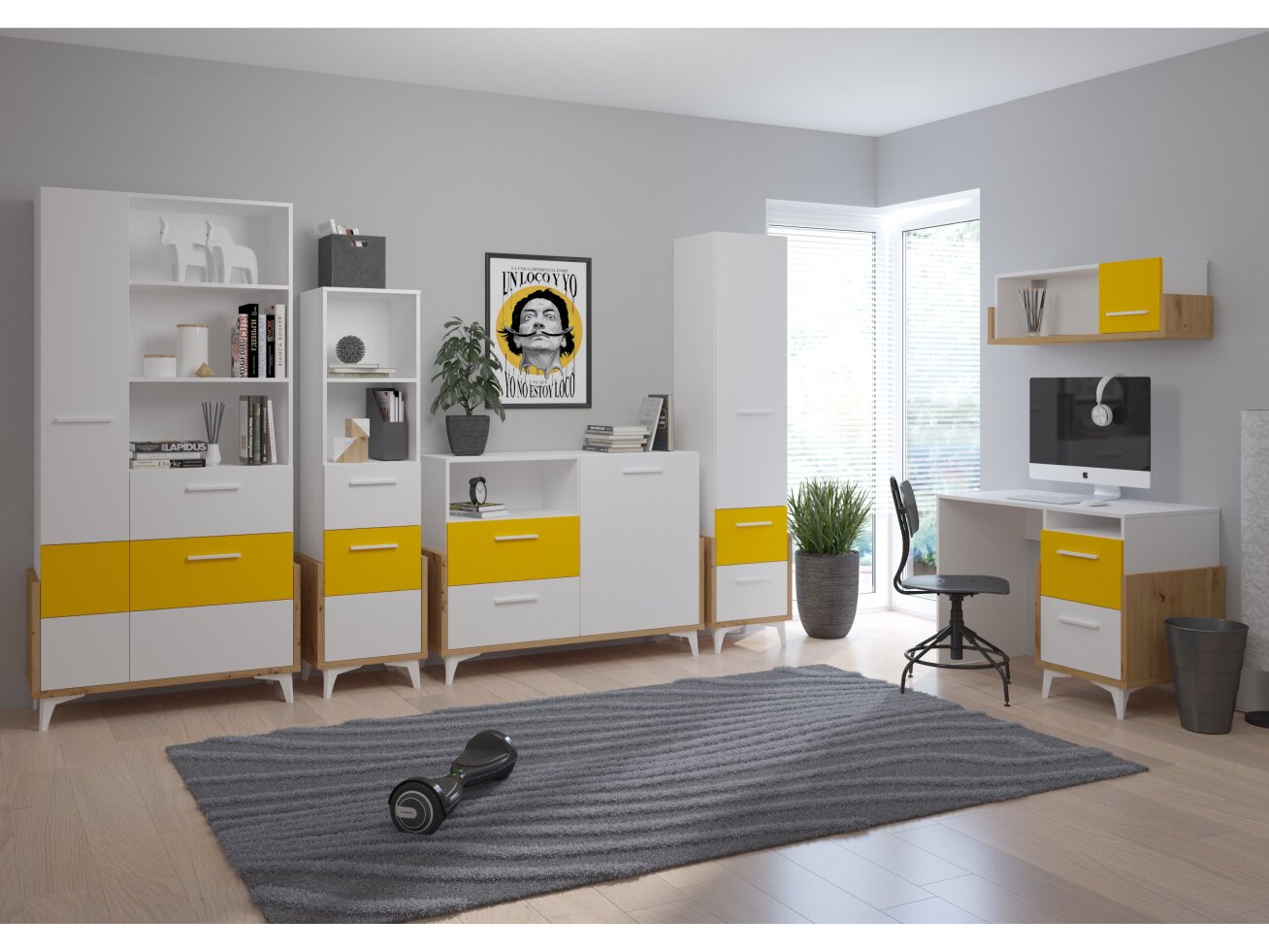 Vaikų kambario komplektas HEY 2 11 Vaikų kambario komplektas HEY 2 11