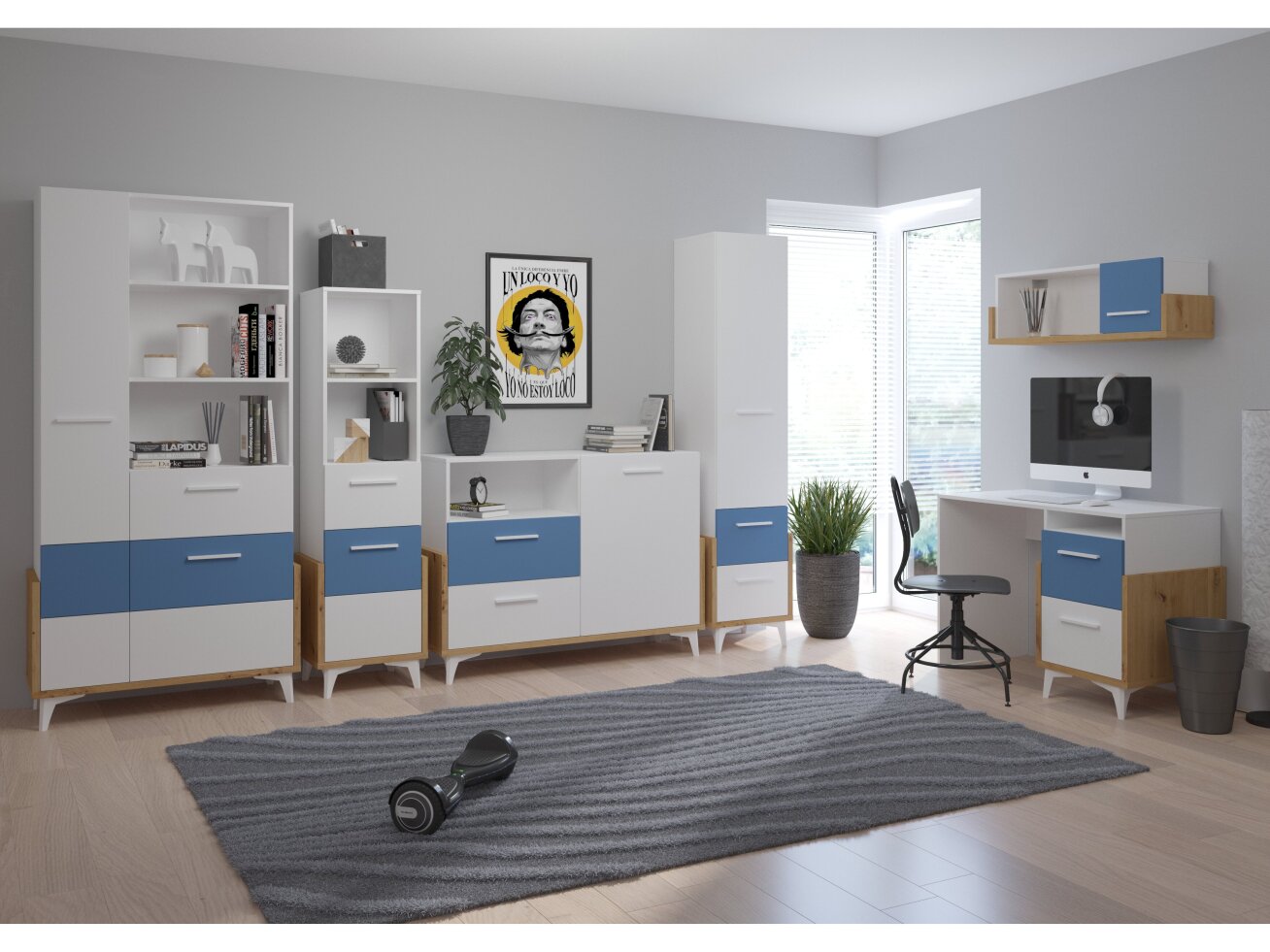 Vaikų kambario komplektas HEY 2 9