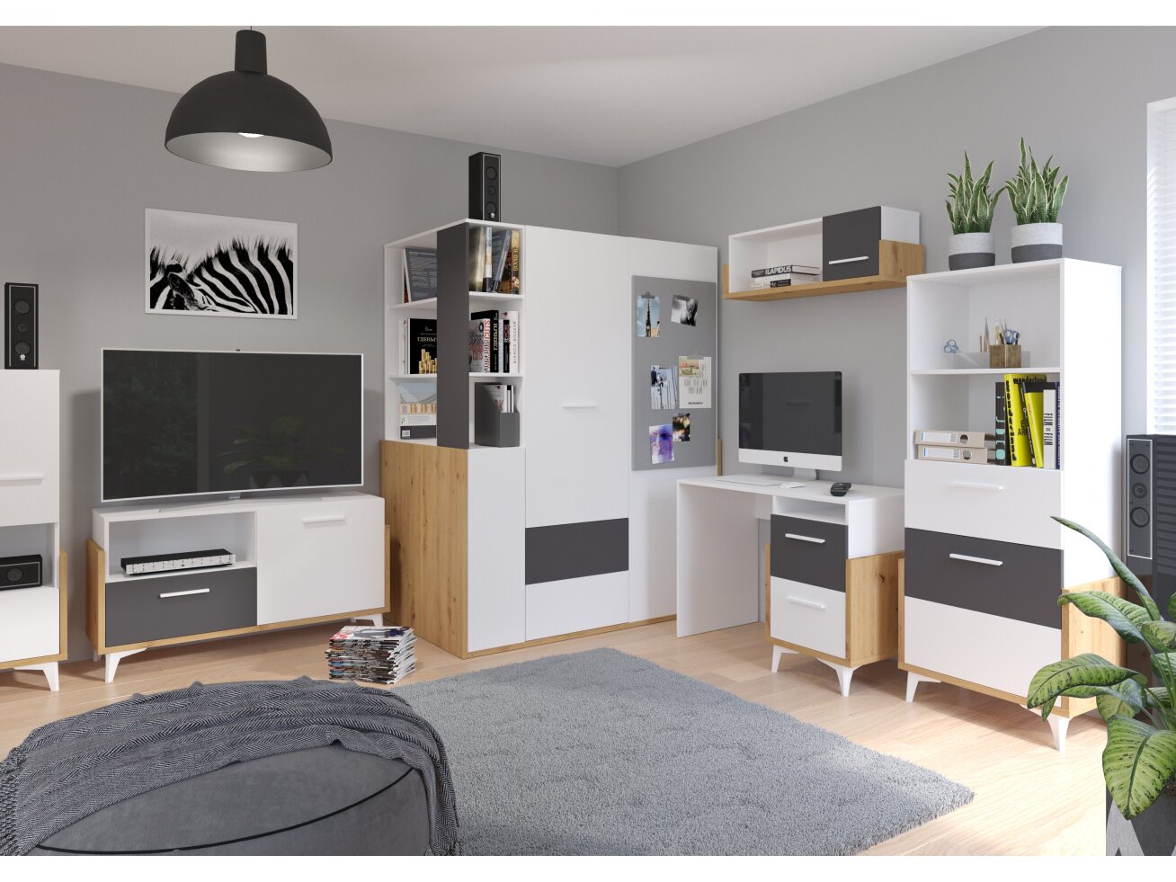 Vaikų kambario komplektas HEY 4 7