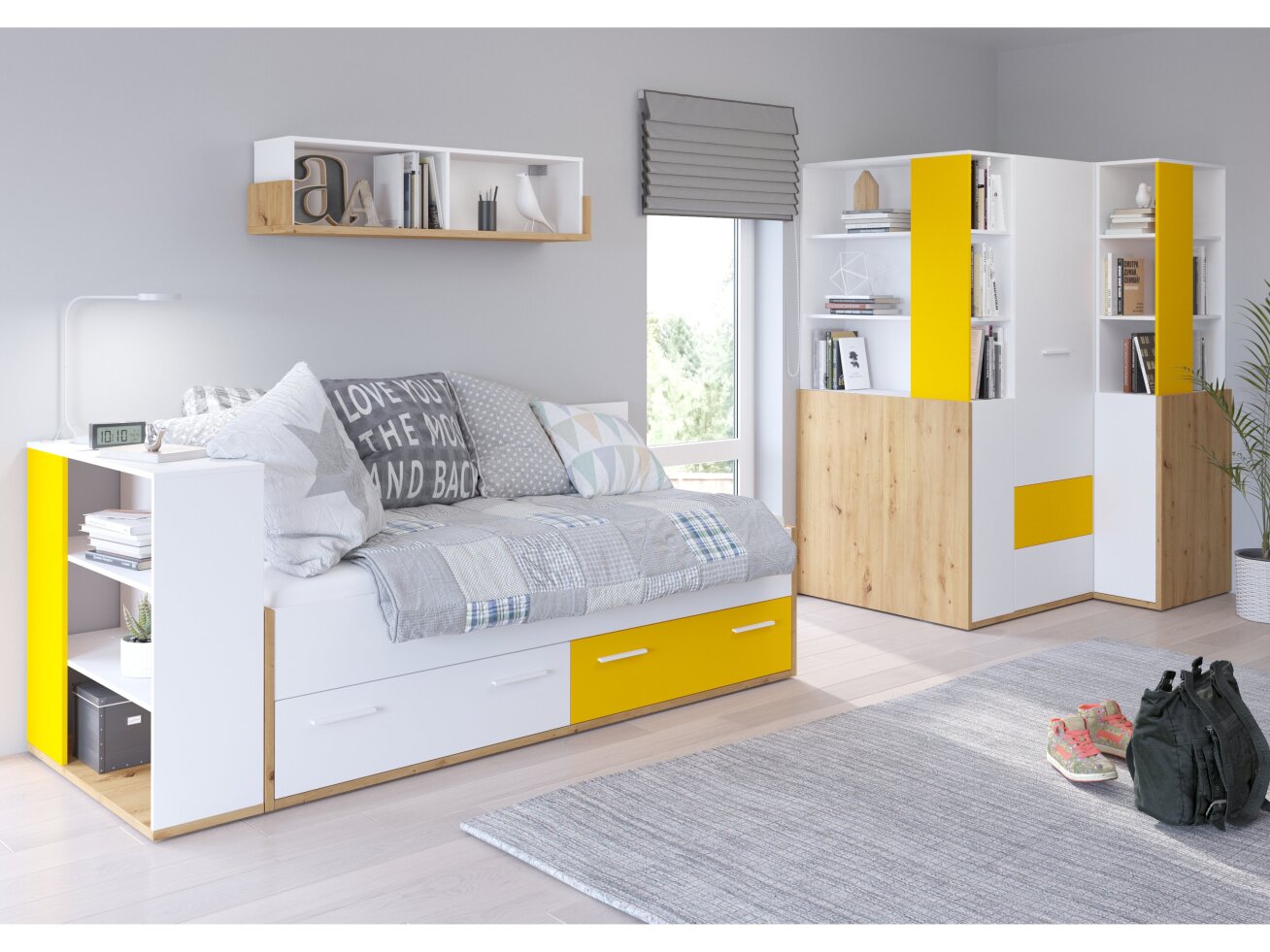 Vaikų kambario komplektas HEY 5 10 Vaikų kambario komplektas HEY 5 10