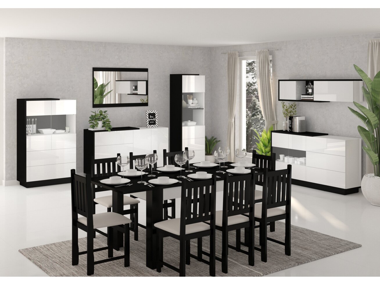 Svetainės baldų komplektas HYBRID 6 9