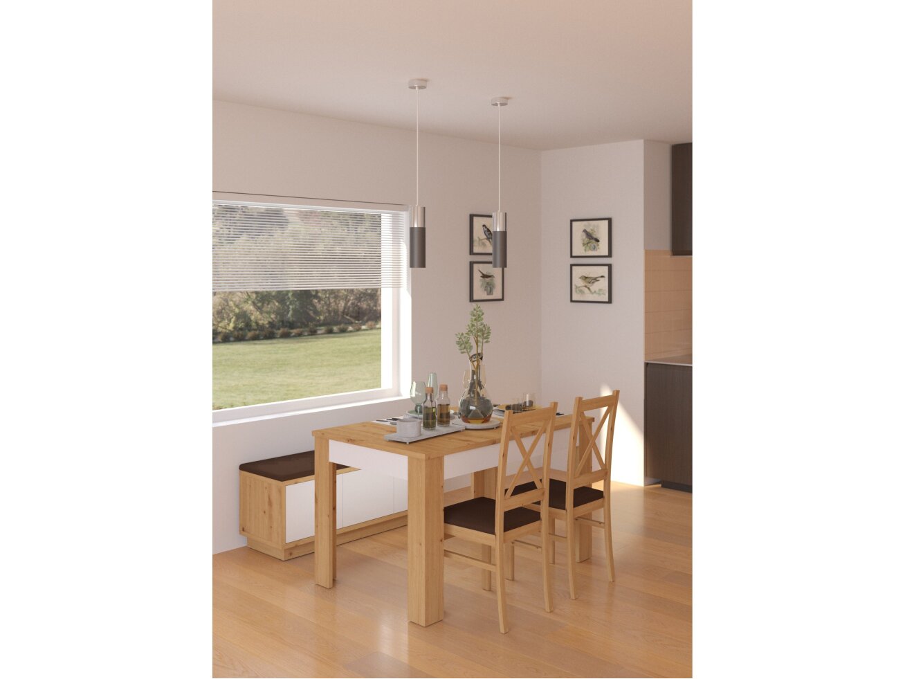 Svetainės baldų komplektas HYBRID 10 9