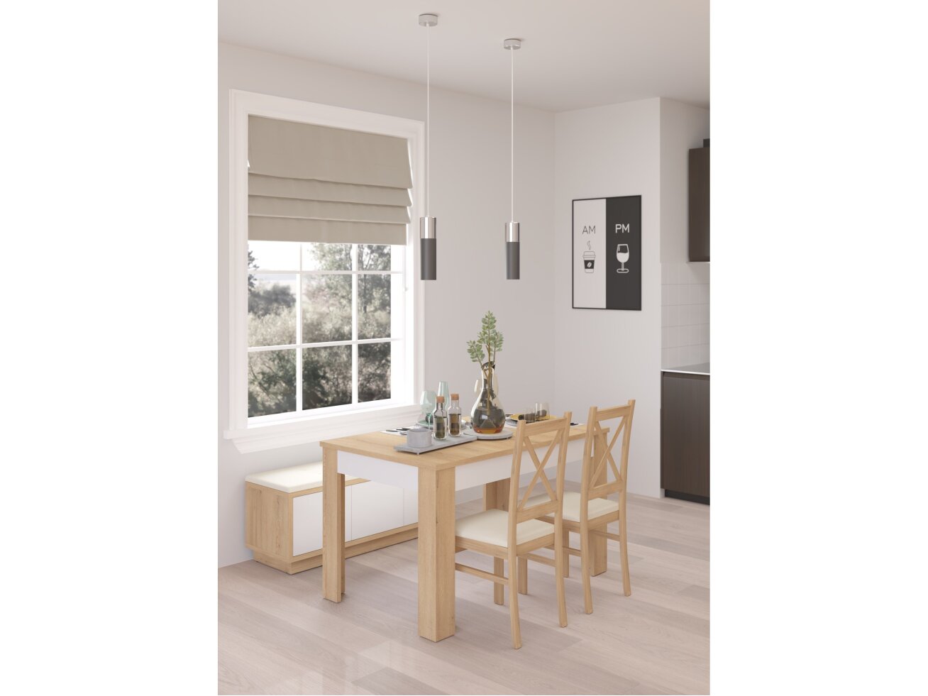 Svetainės baldų komplektas HYBRID 10 12