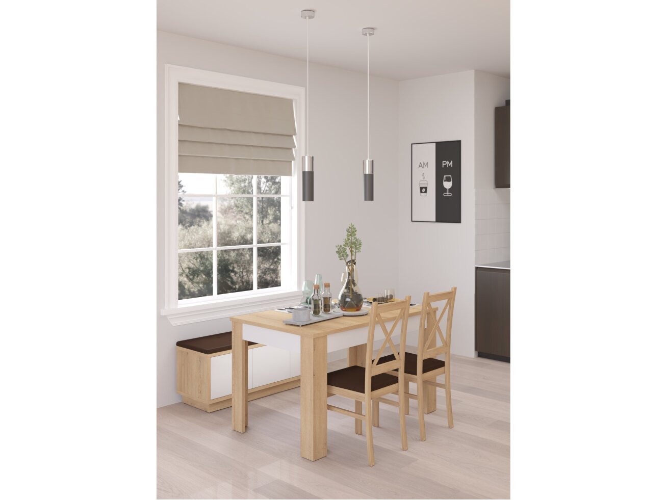 Svetainės baldų komplektas HYBRID 10 13