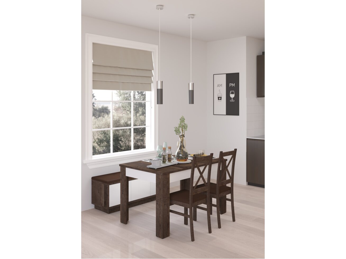 Svetainės baldų komplektas HYBRID 10 7